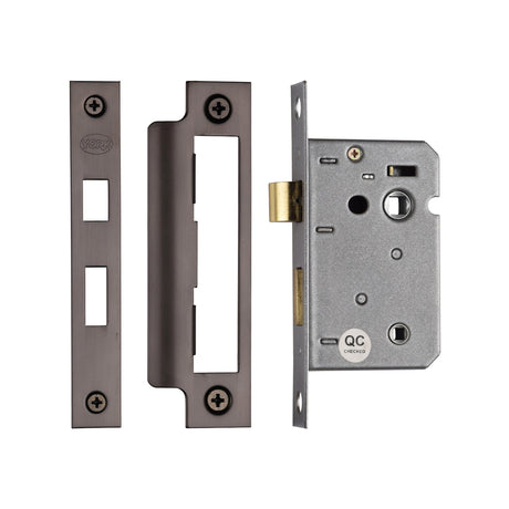 High quality image of York - Bathroom Lock 2 1/2" MB | Sku. ykbl2n-mb | available to order from Trade Door Handles in Kendal.