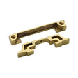 High quality image of the Heritage Brass York Tubular Latch Rebate Kit Polished Brass Finish
 | Sku. ykrbtl-pb | Discounted prices available from Trade Door Handles