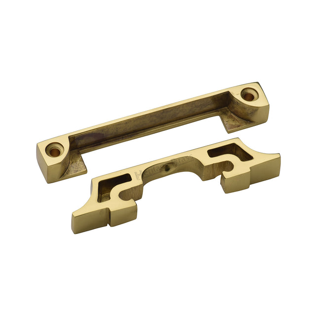 High quality image of the Heritage Brass York Tubular Latch Rebate Kit Polished Brass Finish
 | Sku. ykrbtl-pb | Discounted prices available from Trade Door Handles