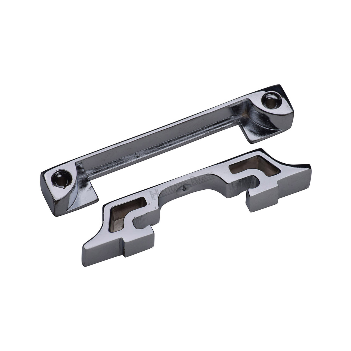High quality image of the Heritage Brass York Tubular Latch Rebate Kit Polished Chrome Finish
 | Sku. ykrbtl-pc | Discounted prices available from Trade Door Handles