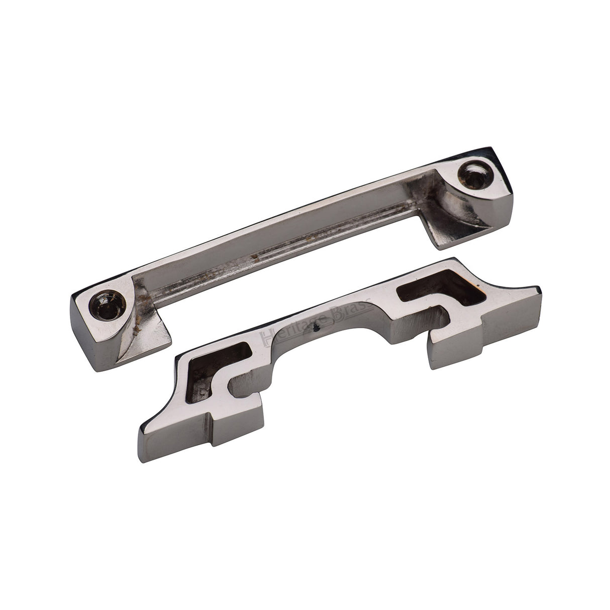 High quality image of the Heritage Brass York Tubular Latch Rebate Kit Polished Nickel Finish
 | Sku. ykrbtl-pnf | Discounted prices available from Trade Door Handles