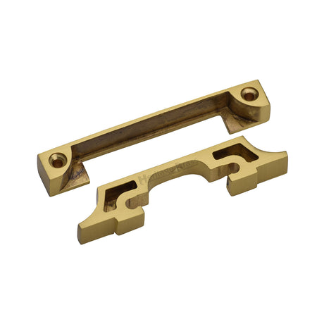 High quality image of the Heritage Brass York Tubular Latch Rebate Kit Satin Brass Finish
 | Sku. ykrbtl-sb | Discounted prices available from Trade Door Handles