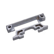 High quality image of the Heritage Brass York Tubular Latch Rebate Kit Satin Chrome Finish
 | Sku. ykrbtl-sc | Discounted prices available from Trade Door Handles
