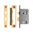 High quality image of York - 3 Lever Sash Lock 2 1/2" PB | Sku. yksl32n-pb | available to order from Trade Door Handles in Kendal.