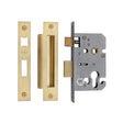 High quality image of York Security - Euro Profile Sashlock 2 1/2" - Satin Brass | Sku. yksle2n-sb | available to order from Trade Door Handles in Kendal.