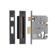 High quality image of York Security - Euro Profile Sashlock 3" - Matt Black | Sku. yksle3n-blk | available to order from Trade Door Handles in Kendal.