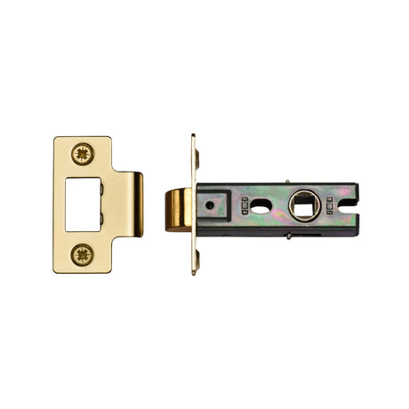 High quality image of York - York Tubular Latch 2 1/2" Polished Brass finish | Sku. yktl2n-pb | available to order from Trade Door Handles in Kendal.