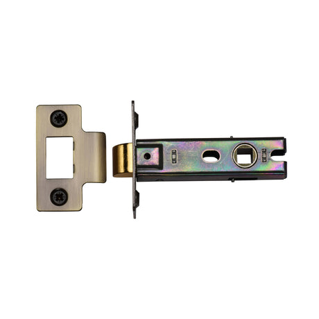 High quality image of York - York Tubular Latch 3 Antique finish | Sku. yktl3n-at | available to order from Trade Door Handles in Kendal.