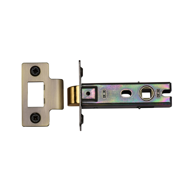 High quality image of York - York Tubular Latch 3 Antique finish | Sku. yktl3n-at | available to order from Trade Door Handles in Kendal.