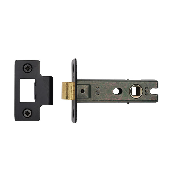 High quality image of York - York Tubular Latch 3 Black Enamel Finish | Sku. yktl3n-blk | available to order from Trade Door Handles in Kendal.