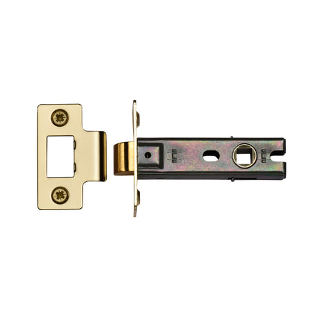 High quality image of York - York Tubular Latch 3 Polished Brass finish | Sku. yktl3n-pb | available to order from Trade Door Handles in Kendal.