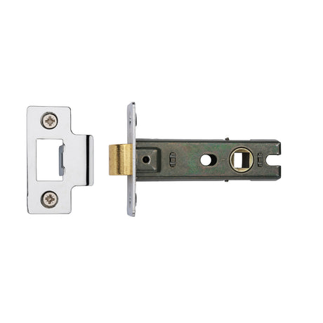 High quality image of York - York Tubular Latch 3 Polished Chrome/Nickel finish | Sku. yktl3n-pc-pn | available to order from Trade Door Handles in Kendal.