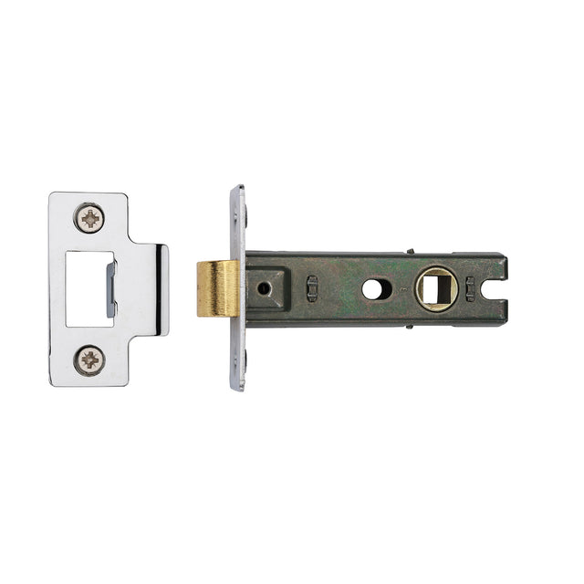 High quality image of York - York Tubular Latch 3 Polished Chrome/Nickel finish | Sku. yktl3n-pc-pn | available to order from Trade Door Handles in Kendal.