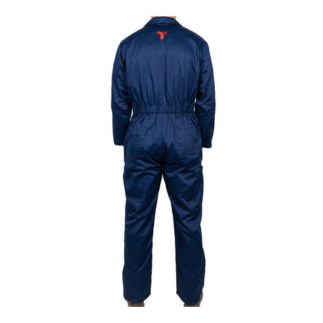 This is an image of Timco - Yardsman Overalls - Blue Large 46 (1 Each Bag) YOMBL