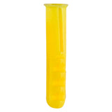 This is an image of Timco - Plastic Plugs - Yellow 25mm - (50 PCS TIMpac) YPLUGP