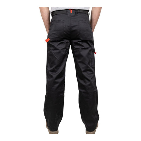 This is an image of Timco - Yardsman Trousers - Black W40 L32 (1 Each Bag) YTBK4032