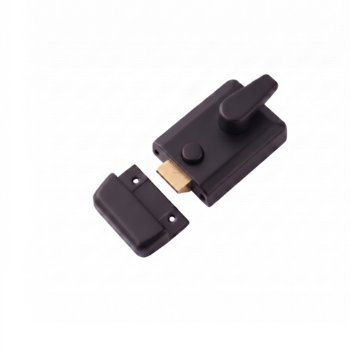 York Security 60mm Standard Night Latch Black Finish nl3060-blk