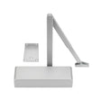 High quality image of the Zoo Hardware - Size 2-4 Template Selectable Closer - Silver Finish - Complete with Semi Radius Cover & Flat Arm | Sku. zdc0024s-se | available to order from Trade Door Handles.