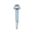 This is an image of Timco - Metal Construction Heavy Section Screws - Hex - Self-Drilling - Zinc 5.5 x 38mm - (100 PCS Box) ZH38B