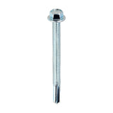 This is an image of Timco - Metal Construction Heavy Section Screws - Hex - Self-Drilling - Zinc 5.5 x 65mm - (100 PCS Box) ZH65B