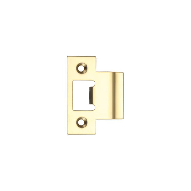 High quality image of the Zoo Hardware - Spare Extended Tongue Strikes to suit the ZTLKA and ZTLA Tubular Latches - PVD Brass | Sku. zlap06pvd | available to order from Trade Door Handles.