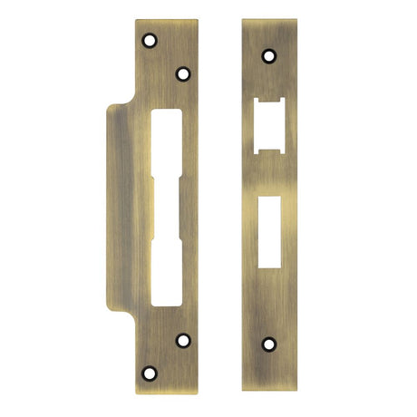 High quality image of the Zoo Hardware - Spare Acc Pk for UK Sash Locks - *BLANK* - contains Forend, Strike and Fixing Screws - Bronze | Sku. zlap10bfb | available to order from Trade Door Handles.