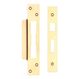 High quality image of the Zoo Hardware - Spare Acc Pk for UK Sash Locks - *BLANK* - contains Forend, Strike and Fixing Screws - Polished Brass Unlaquered | Sku. zlap10bpbul | available to order from Trade Door Handles.