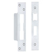 High quality image of the Zoo Hardware - Spare Acc Pk for UK Sash Locks - *BLANK* - contains Forend, Strike and Fixing Screws - Satin Chrome | Sku. zlap10bsc | available to order from Trade Door Handles.