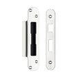 High quality image of the Zoo Hardware - Spare Acc Pk for UK Sash Locks - contains Radius Forend, Strike and Fixing Screws - Polished Stainless Steel | Sku. zlap10rps | available to order from Trade Door Handles.