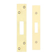 High quality image of the Zoo Hardware - Spare Acc Pk for UK Dead Locks - contains Forend, Strike and Fixing Screws - PVD Brass | Sku. zlap11pvd | available to order from Trade Door Handles.