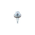 This is an image of Timco - Metal Construction Stitching Screws - For Sheet to Sheet - Hex - EPDM Washer - Self-Drilling - Zinc 6.3 x 22mm - (100 PCS Bag) ZS22W16
