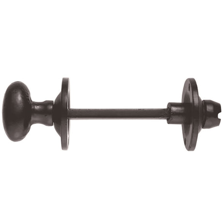 High quality image of Carlisle Brass - Oval Thumb Turn with Coin Release - Black Antique | Sku. aa133ba | Trade Door Handles.