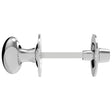 High quality image of Carlisle Brass - Oval Thumb Turn with Coin Release - Polished Chrome | Sku. aa133cp | Trade Door Handles.