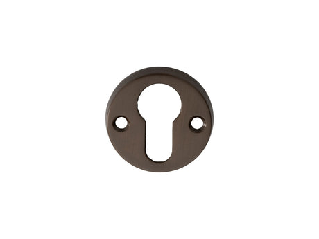 High quality image of Carlisle Brass - Euro Profile Escutcheon - Dark Bronze | Sku. aa145db | Trade Door Handles.