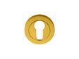 High quality image of Manital - Euro Profile Escutcheon - Polished Brass | Sku. aa1 | Trade Door Handles.