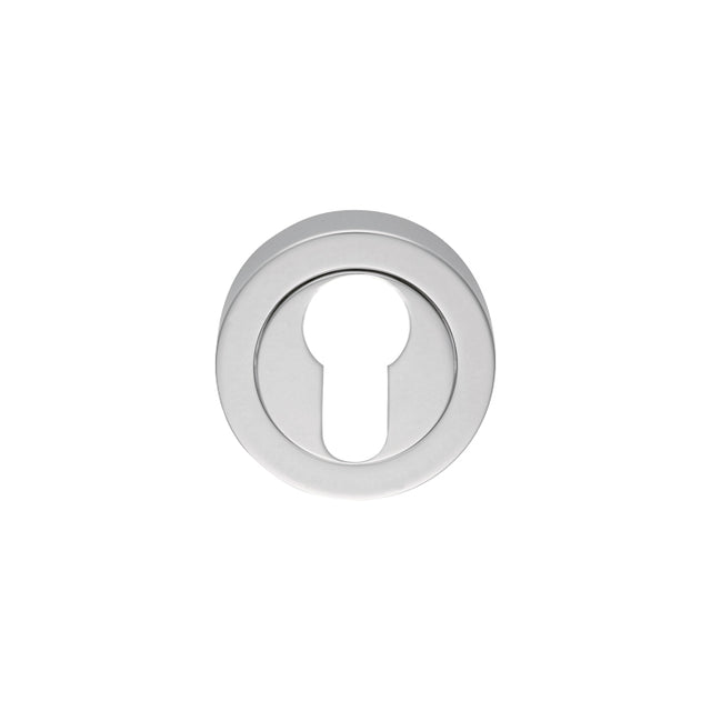 High quality image of Manital - Euro Profile Escutcheon - Polished Chrome | Sku. aa1cp | Trade Door Handles.