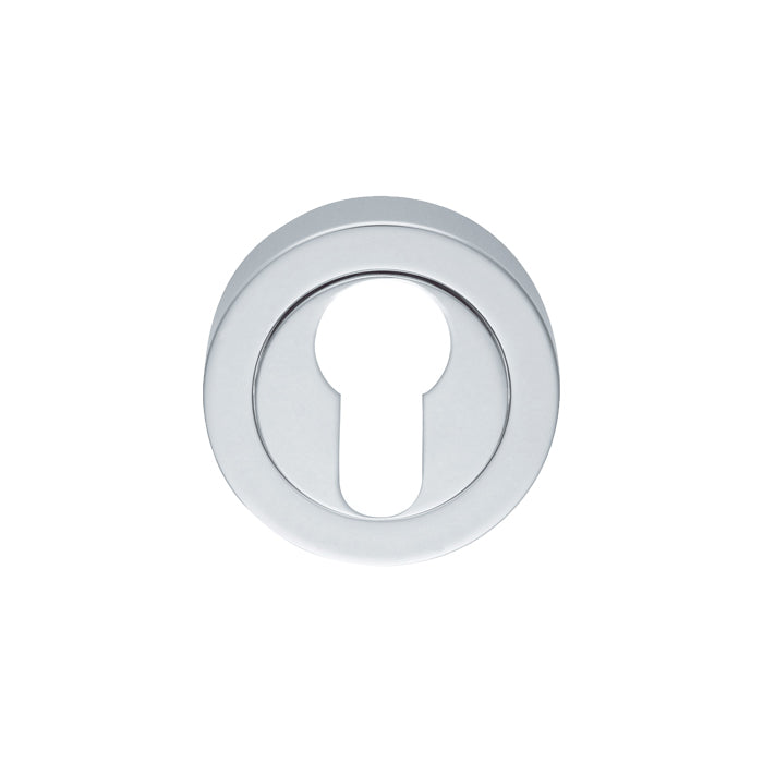High quality image of Manital - Euro Profile Escutcheon - Satin Chrome | Sku. aa1sc | Trade Door Handles.