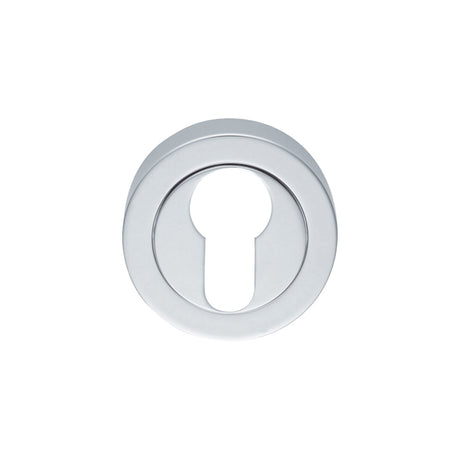 High quality image of Manital - Euro Profile Escutcheon - Satin Chrome | Sku. aa1sc | Trade Door Handles.