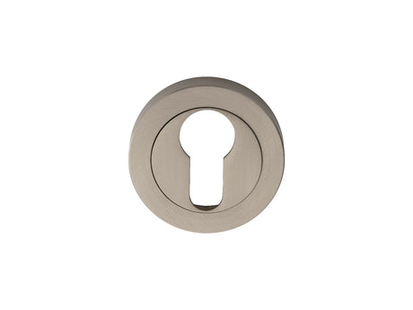 High quality image of Manital - Euro Profile Escutcheon - Satin Nickel | Sku. aa1sn | Trade Door Handles.