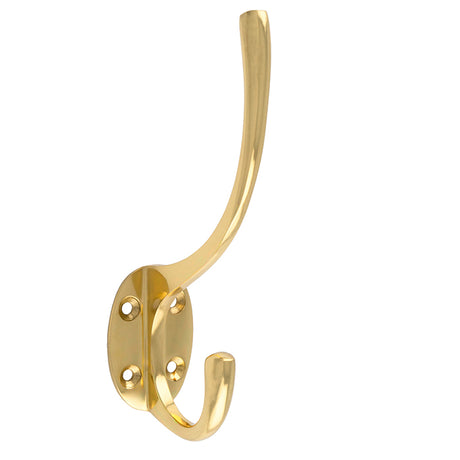 High quality image of Carlisle Brass - Hat and Coat Hook - Polished Brass | Sku. aa25 | Trade Door Handles.