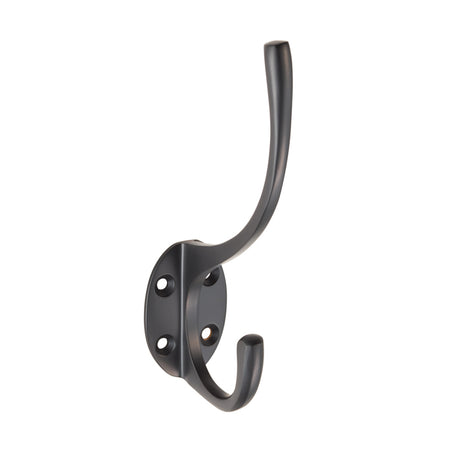 High quality image of Carlisle Brass - Hat and Coat Hook - Matt Black | Sku. aa25mb | Trade Door Handles.