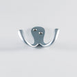 High quality image of Carlisle Brass - Victorian Double Robe Hook - Satin Chrome | Sku. aa27sc | Trade Door Handles.