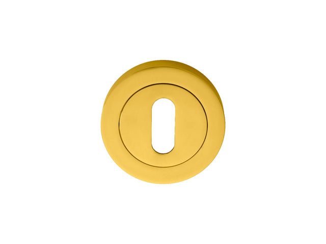 High quality image of Manital - Standard Profile Escutcheon - Polished Brass | Sku. aa3 | Trade Door Handles.