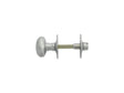 High quality image of Carlisle Brass - Oval Thumb Turn with Coin Release - Satin Chrome | Sku. aa32sc | Trade Door Handles.