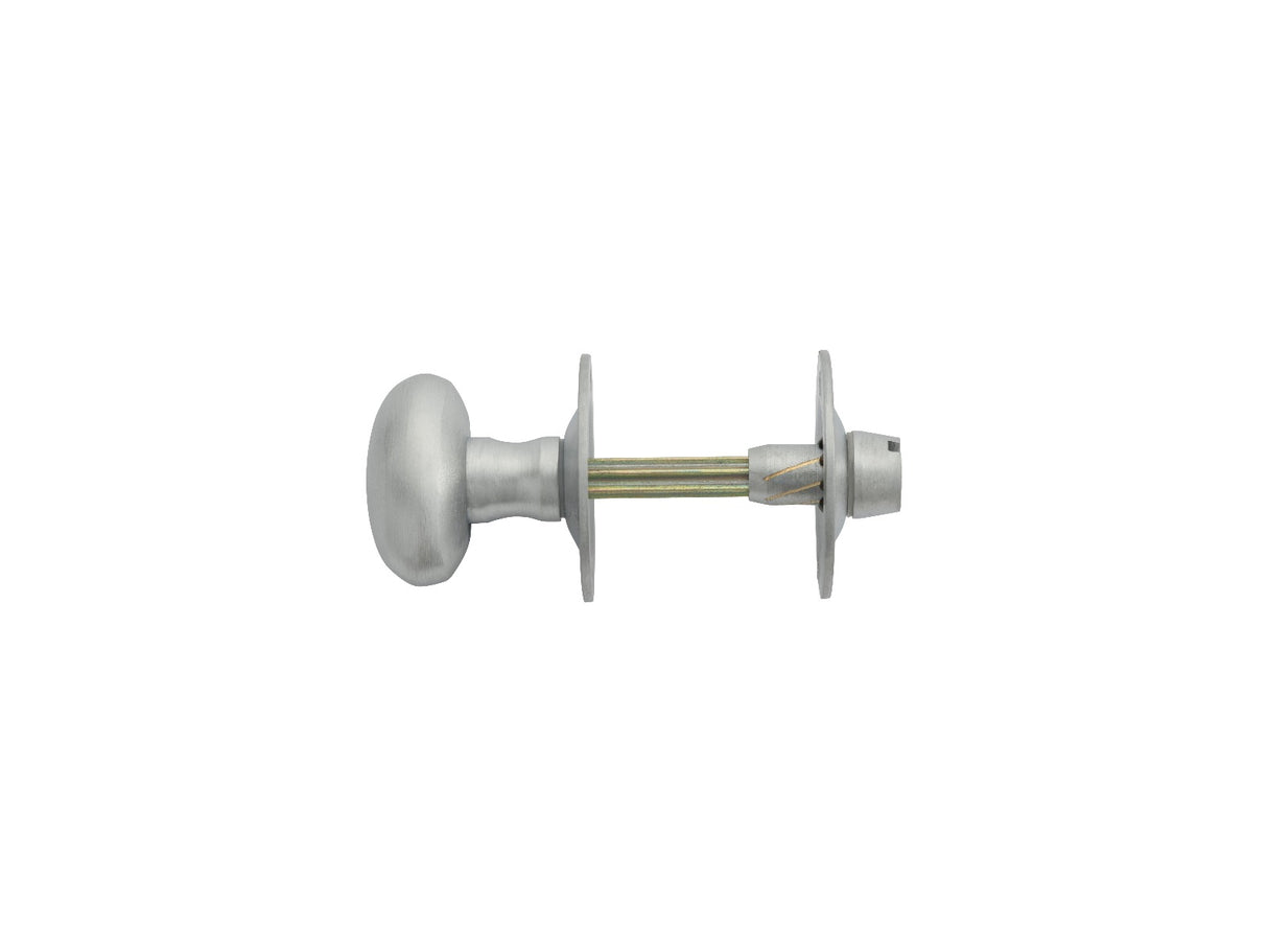 High quality image of Carlisle Brass - Oval Thumb Turn with Coin Release - Satin Chrome | Sku. aa32sc | Trade Door Handles.