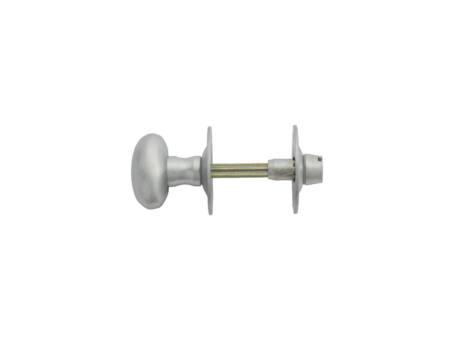 High quality image of Carlisle Brass - Oval Thumb Turn with Coin Release - Satin Chrome | Sku. aa32sc | Trade Door Handles.
