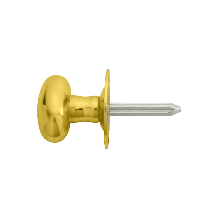 High quality image of Carlisle Brass - Oval Thumb Turn - Polished Brass | Sku. aa33 | Trade Door Handles.