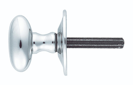 High quality image of Carlisle Brass - Oval Thumb Turn - Polished Chrome | Sku. aa33cp | Trade Door Handles.