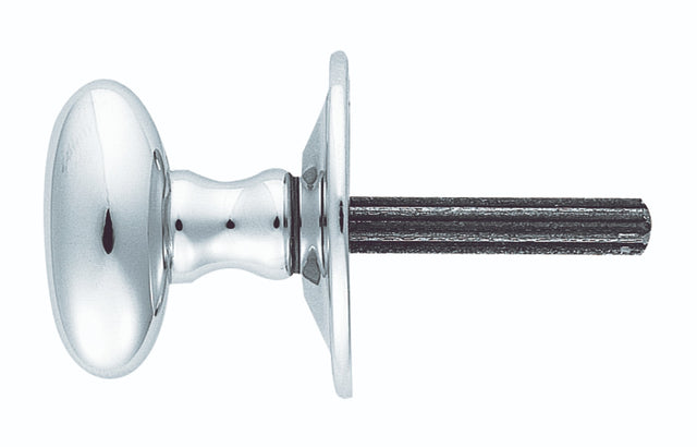 High quality image of Carlisle Brass - Oval Thumb Turn - Polished Chrome | Sku. aa33cp | Trade Door Handles.