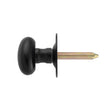 High quality image of Carlisle Brass - thumbturn to suit rackbolt (oval) - spline spindle - matt black - 38mm | Sku. aa33mb | Trade Door Handles.